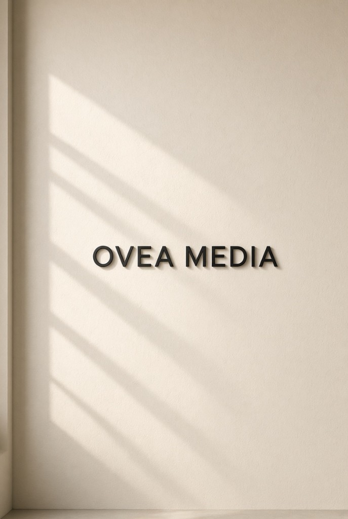 OVEA Media on a sunlit wall